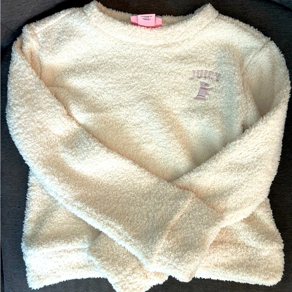 Girls Terrycloth Juicy Sweatsuit (Top and Pants)